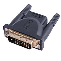 HDMI "мама" /DVI (24+1) "папа" переходник LJ