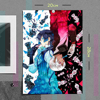 "Ванітас і Ной Архівіст (Мемуари Ванітаса / The Case Study of Vanitas)" плакат (постер) розміром А4 (20х28см)