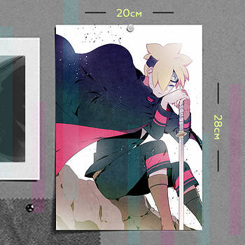 "Боруто / Boruto" плакат (постер) розміром А4 (20х28см)