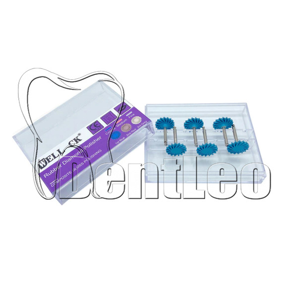 ПОЛІРИ "РОМАШКА" WELL CK ДЛЯ КОМПОЗИТІВ, НАБІР 6 ШТ. ГРУБИЙ