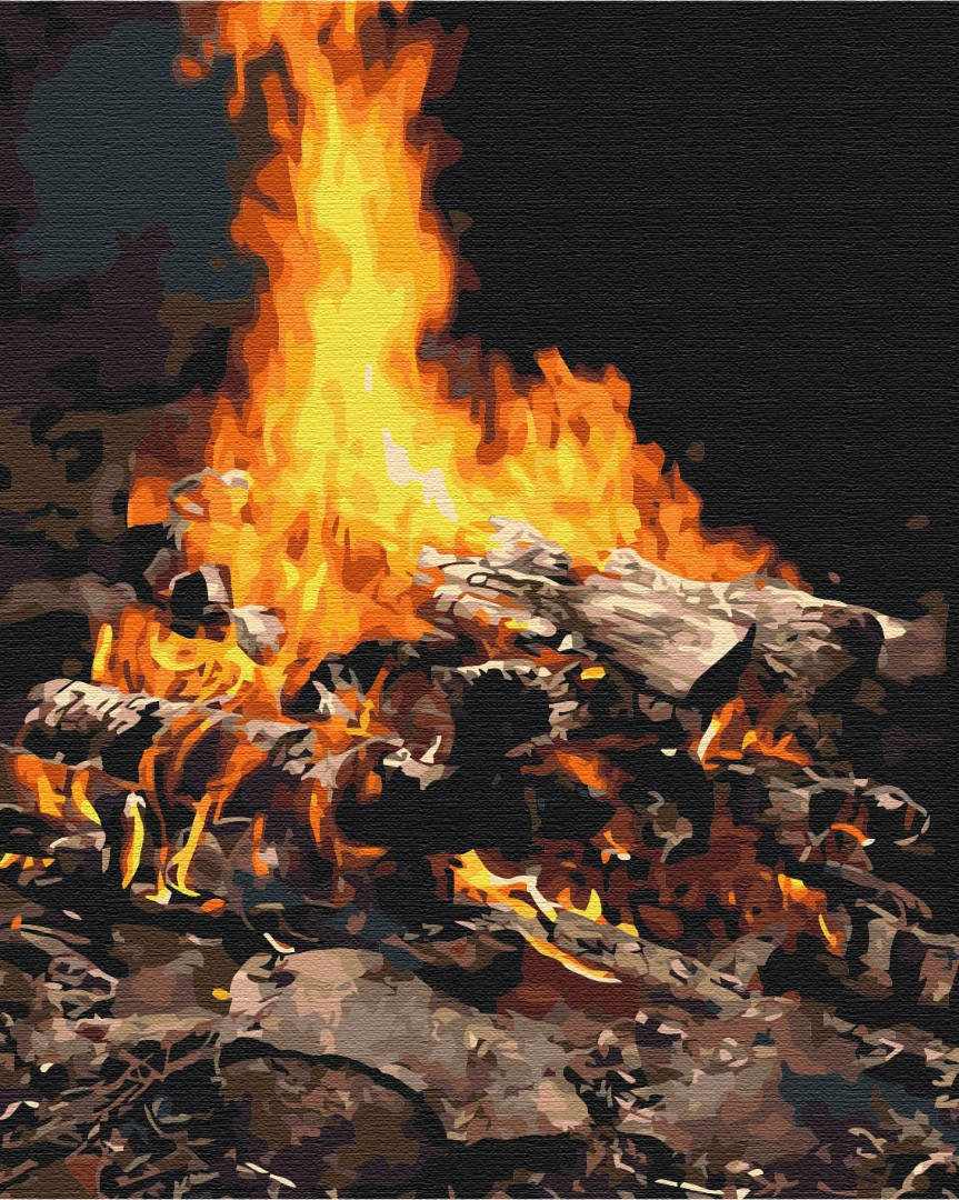 Картини за номерами 40×50. Багаття Brushme