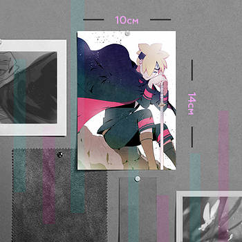 "Боруто / Boruto" плакат (постер) розміром А6 (10х14см)