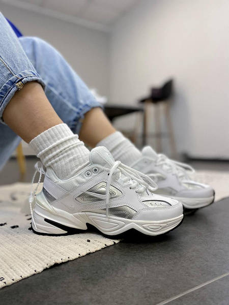 Nike M2K Tekno Essential White Silver 01871 Marvinshop