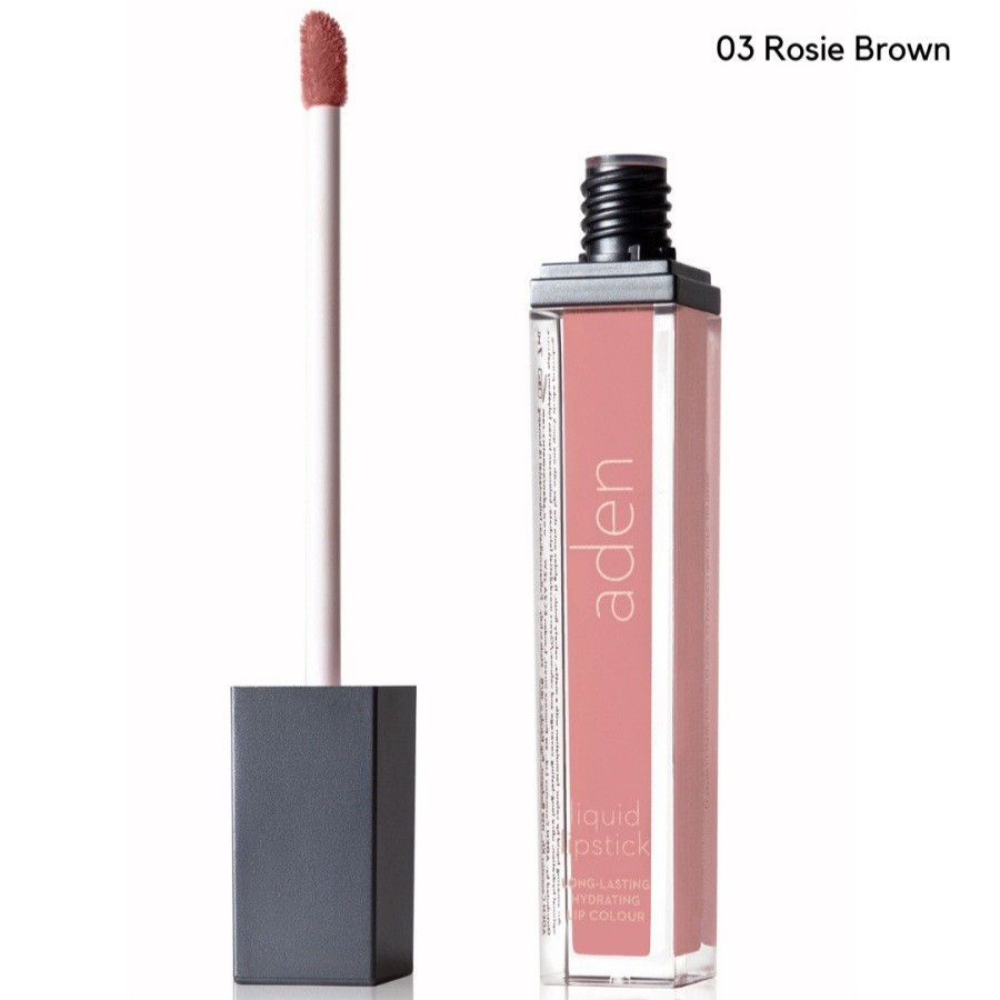 Aden Cosmetics 03 Rosie Brown Рідка стійка помада Liquid Listick