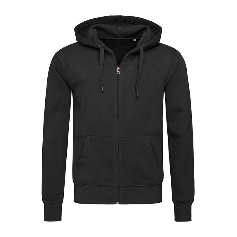 Худі на блискавці Stedman ST5610 чорного кольору, фото 1