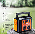 Генератор сонячний 500 Ват Сонячна електростанція 220V Повербанк 80000 mAh + сонячна панель 100 ват, фото 10