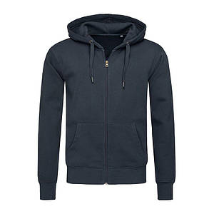 Худі на блискавці Stedman ST5610 темно-синього кольору