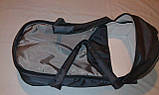 Переносна сумка-конверт (графіт із сірим), фото 2