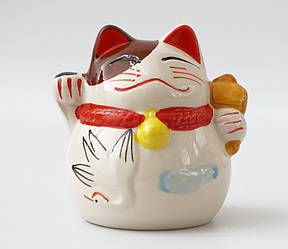 Щасливий кіт Манекі Неко скарбничка No4