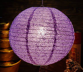 Ліхтар паперовий ШАР Мей Хуа Бузковий