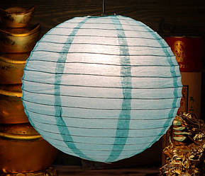 Ліхтар паперовий ШАР Блакитний