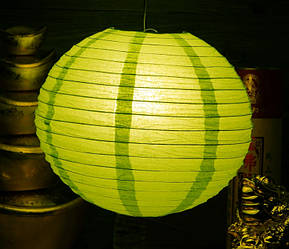 Ліхтар паперовий ГАР Світло-зелений