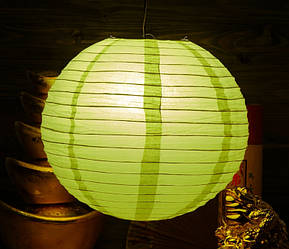 Ліхтар паперовий ГАР Світло-зелений