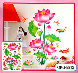 3D Декор — інсталяція зі світлодіодами ЛОТОСИ OKG-9912