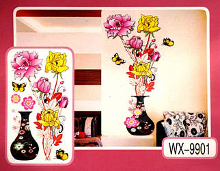 3D Декор — інсталяція КВІТИ WX-9901