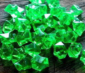 Декоративний наповнювач пластиковий Смарагдовий