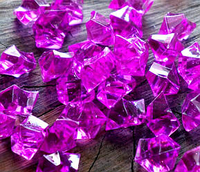 Декоративний наповнювач пластиковий Пурпуровий