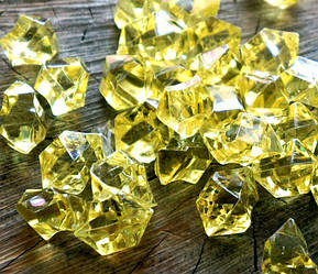 Декоративний наповнювач пластиковий Лимонний