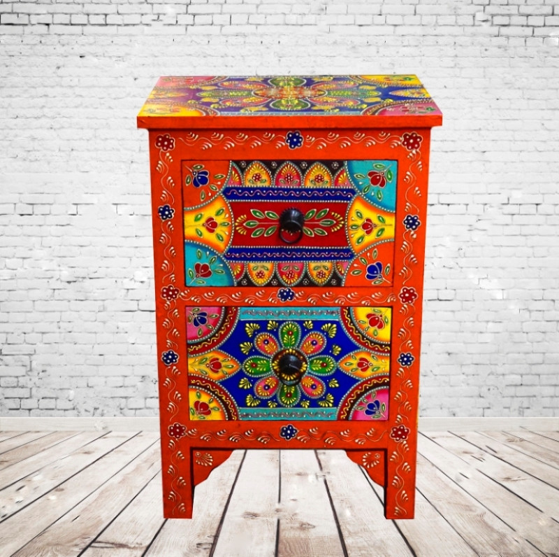 Тумбочка з дерева манго Арт.2133 No2, фото 1