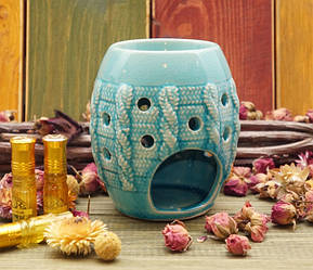 Аромалампа керамічна Індиго в'язь