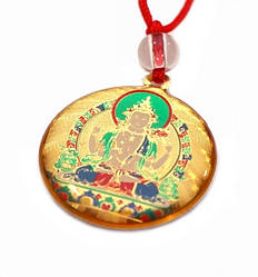 Амулет Буддійський у пластику на шнурку Авалокітешвара