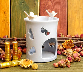 Аромалампа керамічна Дві метелики на краю NoD