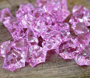 Декоративний наповнювач пластиковий Світло рожевий