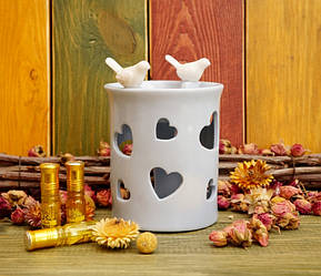 Аромалампа керамічна Дві пташки на краю NoC