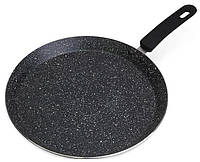 Сковорода блинная Kamille Crepe Pan Marble 28см с мраморным покрытием антипригарная сковородка для блинов