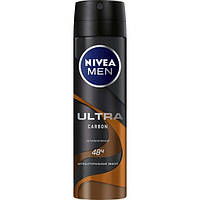 Дезодорант-антиперспірант Nivea Men Ultra Carbon з активованим вугіллям Спрей 150 мл