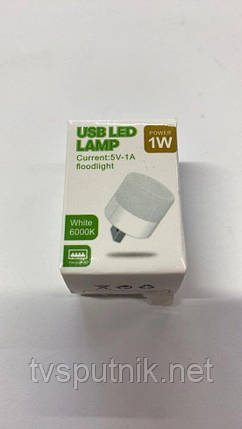 Міні ліхтарик для повербанка USB Led 1W, фото 2