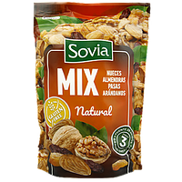 Горішки мікс горіхів з ягодами (без глютену) Совіа Sovia mix 200g 20шт/ящ (Код: 00-00013014)