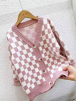 Кофта кардиган для дівчинки на ґудзиках