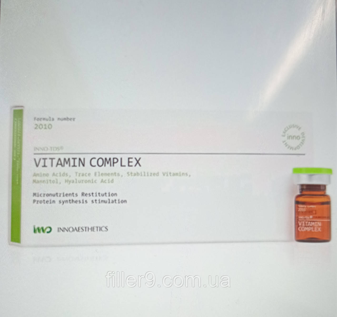 Innoaesthetics Vitamin Complex (Вітамін Комплекс) Вітамінний комплекс для підтримання всіх структур шкіри, 20 мл
