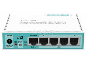 Маршрутизатор MikroTik hEX RB750Gr3