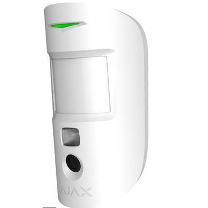 Бездротовий датчик руху Ajax MotionProtect Camera white з фотокамерою для підтвердження тривог, фото 2