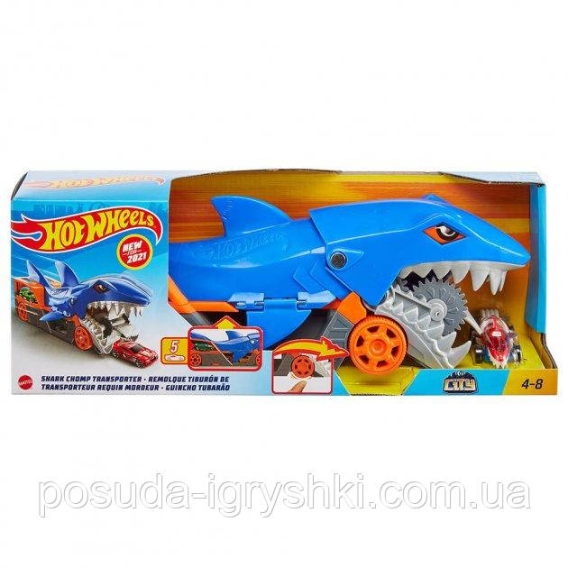 Вантажівка-транспортер Hot Wheels Акуляча паща (GVG36) ОРИГІНАЛ