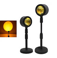 Проєкційний світильник заходу сонця Sunset Lamp 8Q атмосферна лампа-нічник