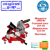 Пила торцовочная с протяжкой Einhell TC-SM 254 - 2B (1.9 кВт, 254 мм, протяжка) (Торцовка) YLP