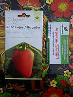 Насіння солодкого перцю Богатир (Елітний Ряд), 30 насінин — середньостиглий сорт (125-135 днів), тип Угорський