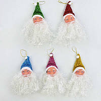 Новорічна підвіска Дід Мороз C 31128 (75) 8 см., 2 види ЦІНА ЗА УПАКОВКУ, 12 шт в упаковці