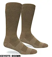 Антибактериальные носки Covert Threads DESERT Sock 42-46рр (26-28см, US 9-12, L Size) Coyote Brown