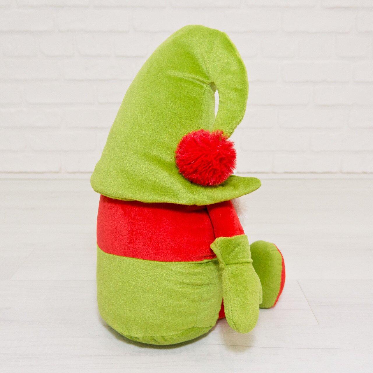 Мягкая игрушка Kidsqo гномик Санта 53см оливково-красный (KD1773) - фото 3 - id-p1710557481