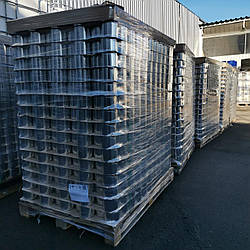 Банка циліндрична з кришкою підвищеної герметичності для хім продуктів 1 л