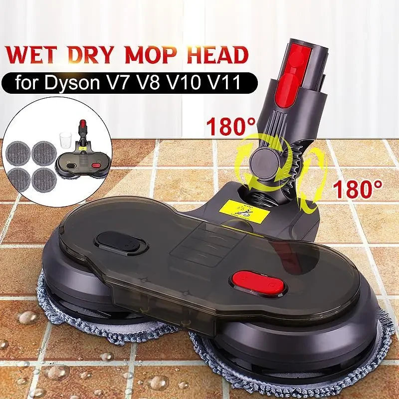 Електрична насадка для швабри, сумісна з бездротовим пилососом Dyson V11 V10 V8 V7