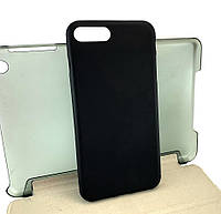 Чехол на iPhone 7 Plus, 8 Plus накладка бампер Case силиконовый черный