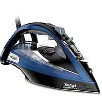 Праска TEFAL Ultimate Pure FV9848E0, 3200 Вт, 260 г/хв, 350 мл, підошва Durilium, чорно-синій