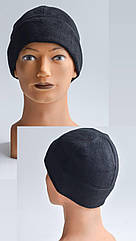 Баф + шапка (набір) зимовий фліс, маска чорна