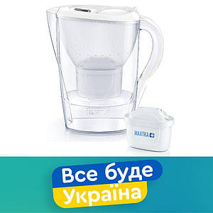Фільтр-глечик BRITA Marella білий 2.4 л. з 1 картриджем (уцінка)