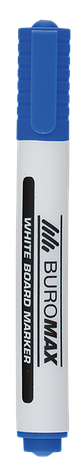 Маркер BuroMax BM.8800-02 сухостираємий синій, фото 2
